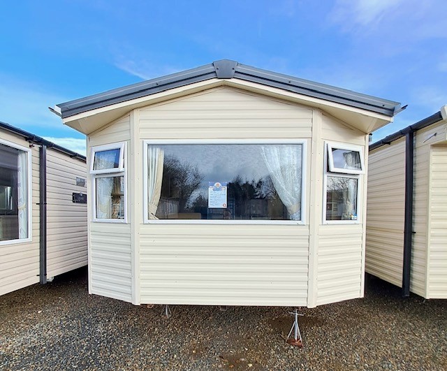 BK BLUEBIRD CALYPSO SUPER 35 X 12 WITH 2 BEDROOMS, DOUBLE GLAZING, ELECTRIC HEATING, PITCH ROOF For Sale Thumb