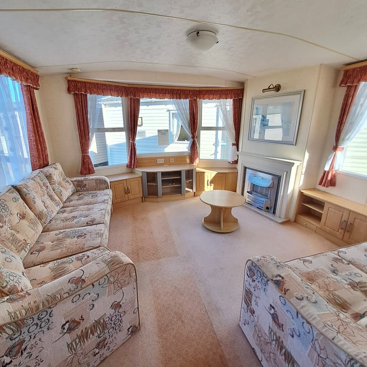ATLAS  RUBY 32 X 12 WITH 2 BEDROOMS STATIC CARAVAN WITH ELECTRIC MOUNTED WALL HEATERS For Sale Thumb