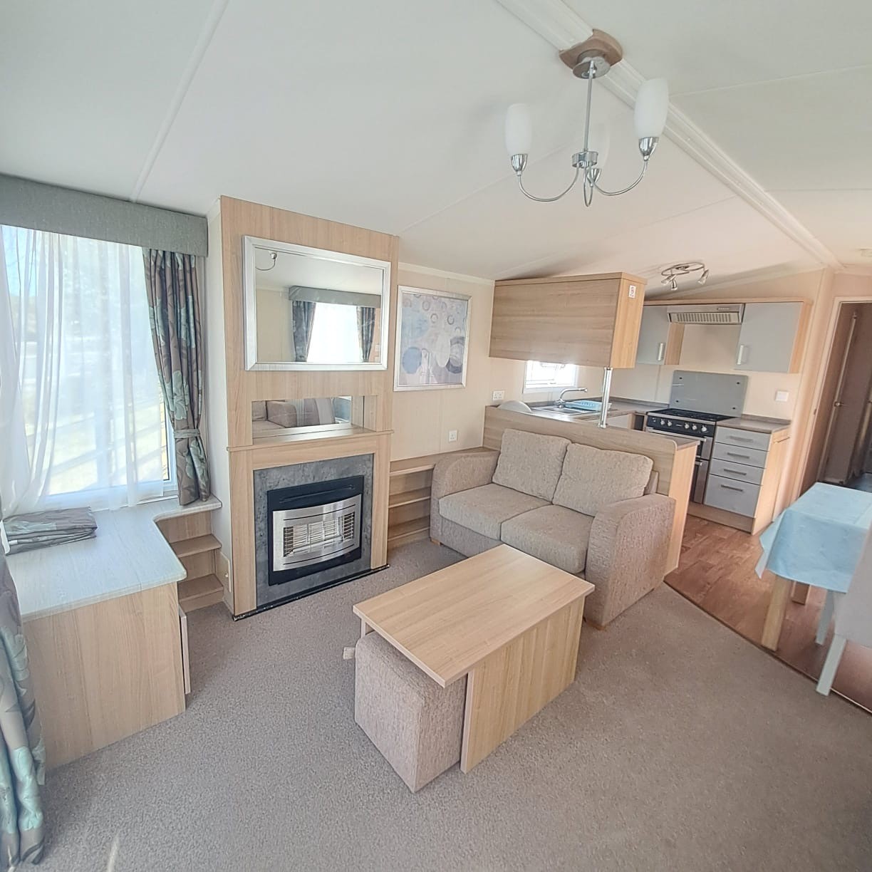 SWIFT BORDEAUX 38 X 12 WITH 3 BEDROOMS - ATTRACTIVE - DOUBLE GLAZING & CENTRAL HEATING WITH FRONT OPENING PATIO DOORS For Sale Thumb